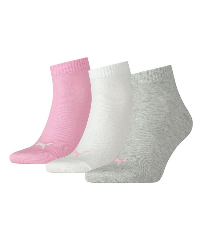 Calcetines Puma Quarter Plain 3P