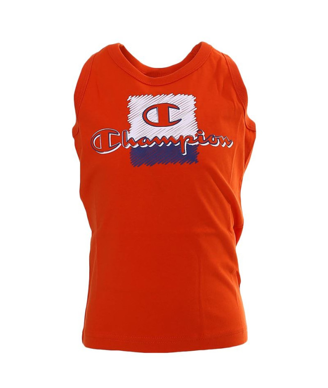 Camiseta Sportswear Champion Sin Mangas Orange
