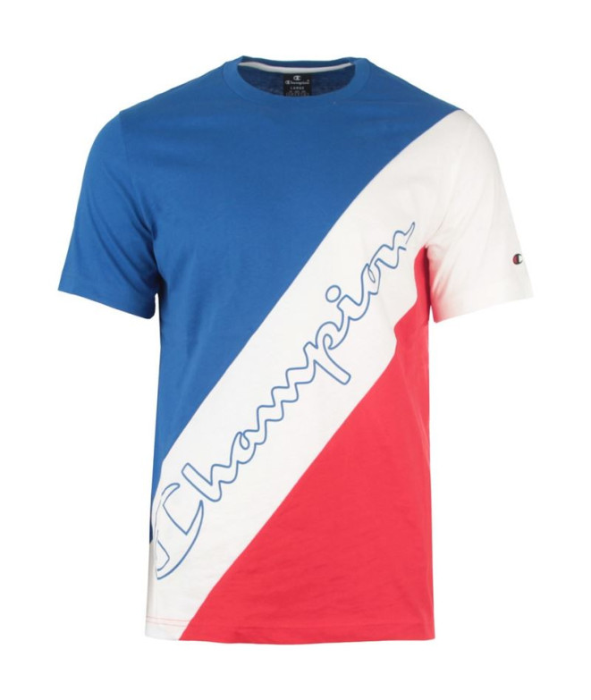 Camiseta Sportswear Champion Manga Corta Blue-Red