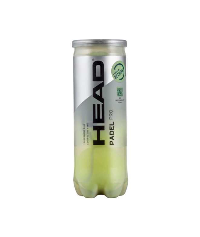 Bote 3 pelotas Head Padel Pro - 6DZ
