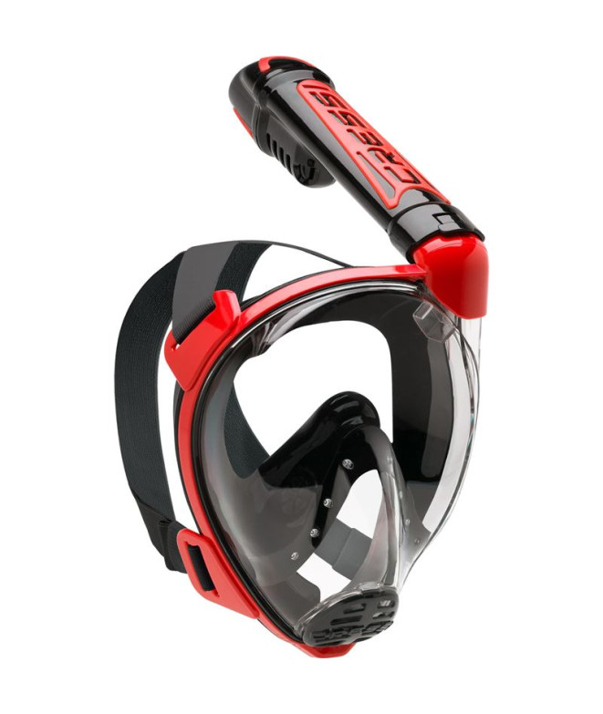 Máscara de Snorkel Cressi Sub Duke Dark-Rojo S/M