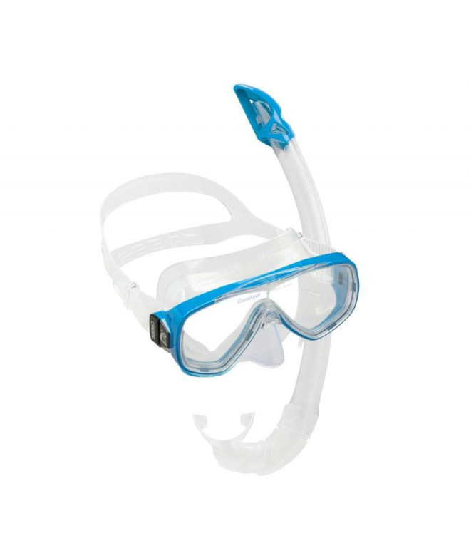 Kit de Snorkel Cressi Sub ONDA TRANSP.-AZUL...