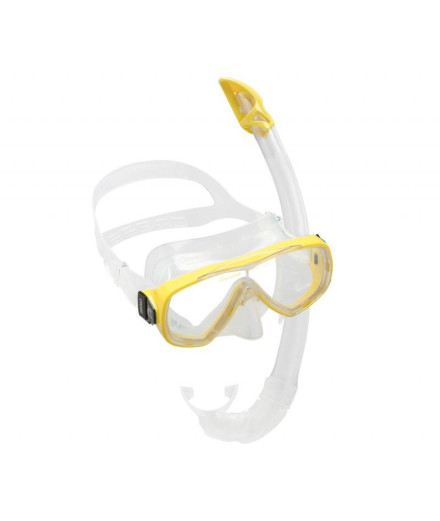 Kit de Snorkel Cressi Sub ONDA TRANSP.-AMARILLO (ONDA +...
