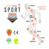 Plantilla Footgel Sport Naranjo