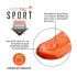 Plantilla Footgel Sport Naranjo