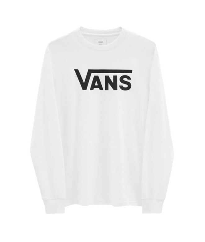 Camiseta Vans Classic MN Manga Larga White
