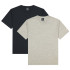 Pack 2 Camisetas Champion Crew-Neck Gris/Negro