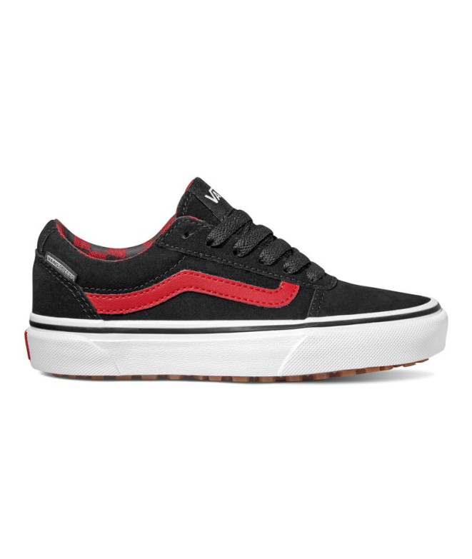 Zapatillas Vans Ward VansGuard YT Suede Black Red