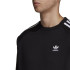 Sudadera adidas 3 Stripes negro Hombre