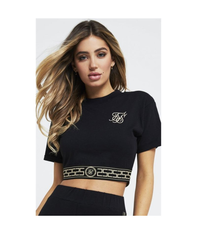 Camiseta Sik Silk Athena negro Niña