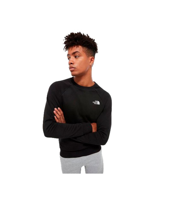 Sudadera The North Face Raglan Red Box negro...