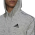 Sudadera adidas Essentials Mélange Embroidered Small Logo M Grey
