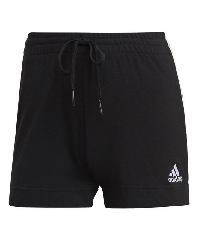Pantalones cortos adidas 3Bandas Mujer Negro