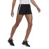 Pantalones cortos adidas 3Bandas Mujer Negro