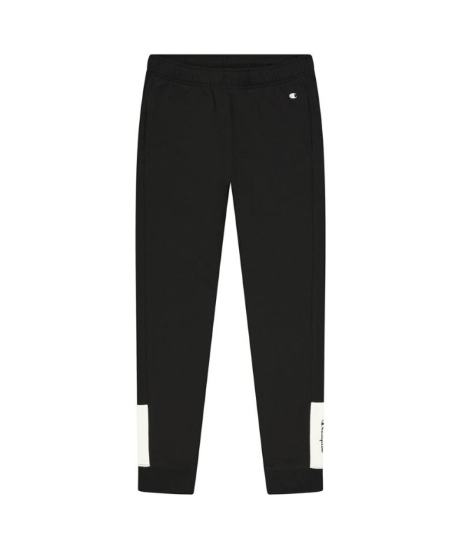 Pantalones Champion Rib Cuff Colour Block M Black