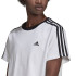 Camiseta adidas 3S Bf Mujer Blanco