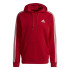 Sudadera con capucha adidas Essentials Fleece 3 bandas M Red