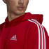 Sudadera con capucha adidas Essentials Fleece 3 bandas M Red