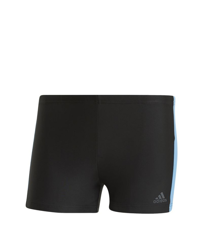 Bañador de natacion adidas Three second M negro