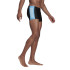 Bañador de natacion adidas Three second M negro