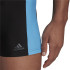 Bañador de natacion adidas Three second M negro