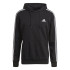 Sudadera con capucha adidas Essentials 3 bandas M Black