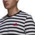 Camiseta adidas Essentials Stripey Embroidered Logo M