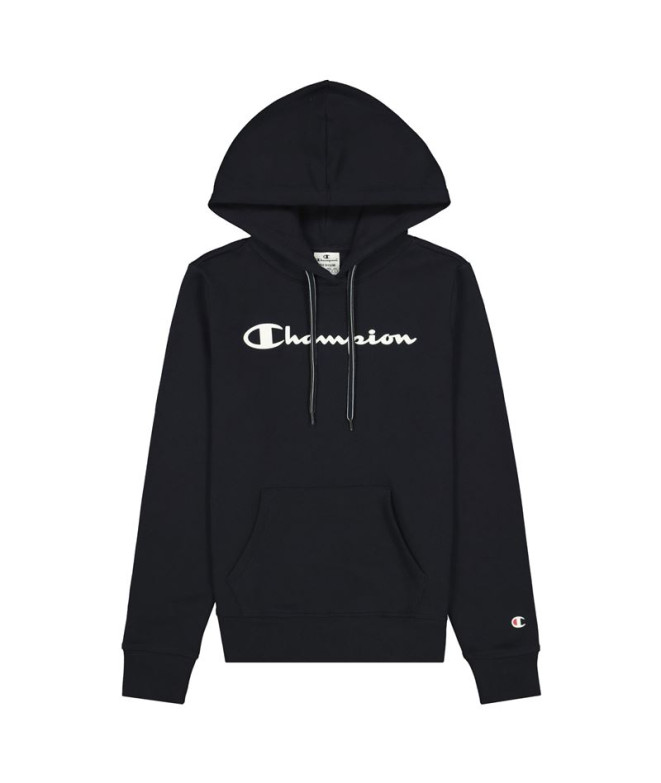 Sudadera Champion Script Logo Print W Dark blue