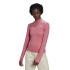Camiseta de training adidas Zíper 3/4 Hyperglam W Rose Tone