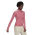 Camiseta de training adidas Zíper 3/4 Hyperglam W Rose Tone